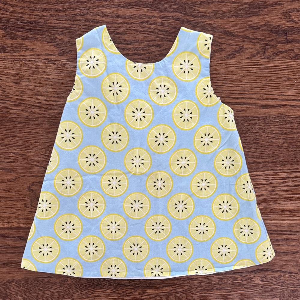 James & Lottie Lemon Print Dress